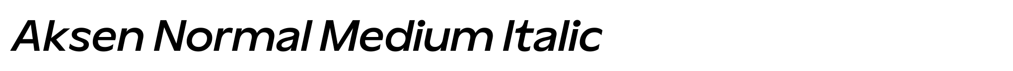 Aksen Normal Medium Italic image